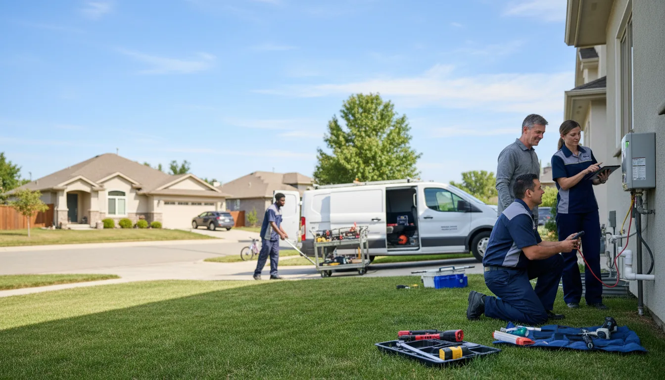 Tankless water heater service in Haltom City, TX